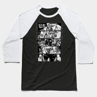 Wakatsuki Takeshi KENGAN - ASHURA - OMEGA Manga Anime Design V2 Baseball T-Shirt